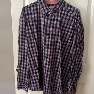 Johnston & Murphy plaid men’s shirt